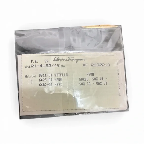 Salvatore Ferragamo Black Leather Bag - Picture 9 of 13